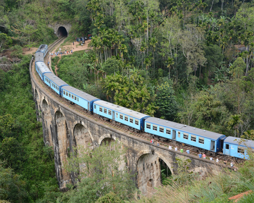 Nine Arches Bridge in Ella, Sri Lanka