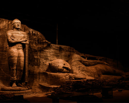  Gal Viharaya temple in Polonnaruwa, Sri Lanka